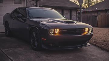 Black Dodge Challenger 4k HD Wallpaper