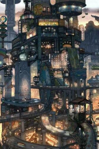 Cartoons Futuristic Japanese Manga Neo Tokyo Wallpaper