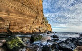 Cliff Wallpaper Beach