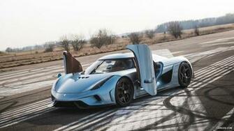 Koenigsegg Regera Doors Up Front HD Wallpaper