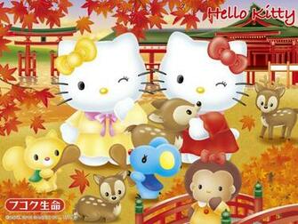 Hello Kitty In Japan Sanrio Wallpaper