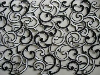 Black And White Scroll Wallpaper
