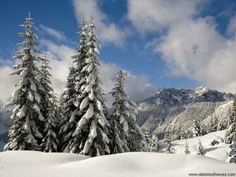 Snowy Mountain Wallpaper Christmas Photography Desktop