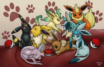 Eevee Evolutions Wallpaper Evolution By Darkrenka