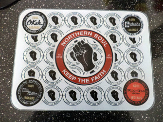 Northern Soul Chopping Board Keep The Faith