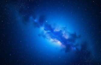 Blue Space Wallpaper