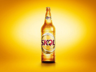 Skol Beer Bottle Wallpaper