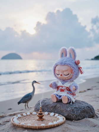 Cool Labubu Summer Wallpaper