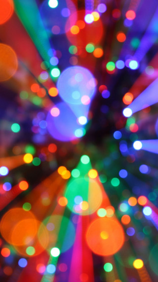 Christmas Lights iPhone Wallpaper