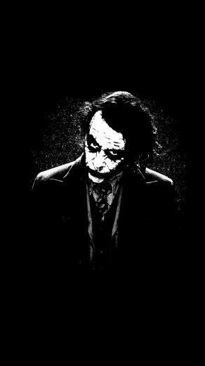 Batman Black White iPhone Wallpaper