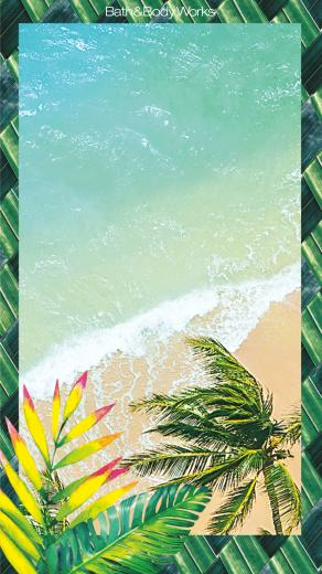 Waikiki iPhone Wallpaper Secret Bath Body Works