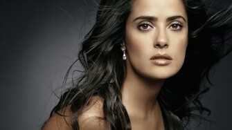 Salma Hayek Pose Exclusive HD Wallpaper