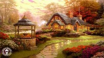 Wallpaper Paintings Art HD Desktop Thomas Kinkade Painting
