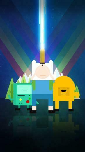 Adventure Time Starwars Wallpaper For iPhone