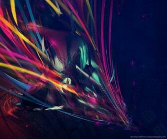 Google Nexus Abstract Colored Threads Wallpaper