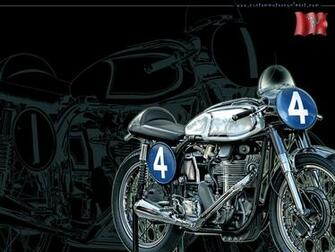 Image X Motorcycle Wallpaper Custom Art Norton Commando