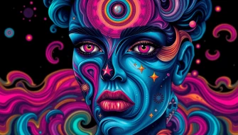 Trippy Face Wallpaper