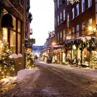 Christmas Town iPad Wallpaper iPhone