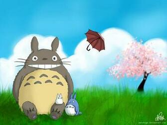 Free download Pin Totoro Wallpaper Is Sitting Under A Tree 1920x1200 ...