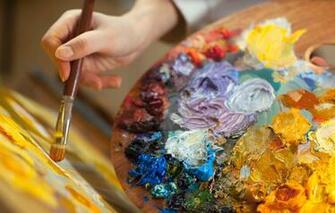Wallpaper Macro Paint Blur Palette Creativity Art Brush