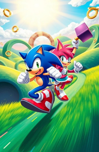 Sonic And Amy Wallpaper