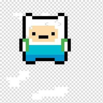 Pixel Art Jake The Dog Bit Color Finn Balor Transparent