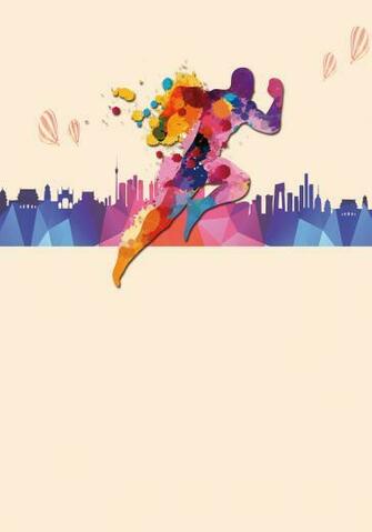 People Running Background In