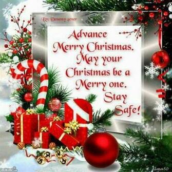 Advance Merry Christmas Wishes