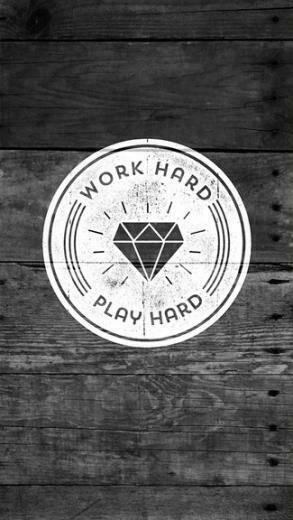 Work Hard Play iPhone 5c 5s Wallpaper