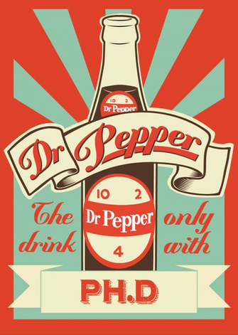 Dr Pepper Vintage Poster By Fabianrensch