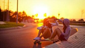 Longboard Day Wallpaper HD