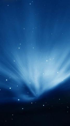 Blue Space Stars iPhone Wallpaper