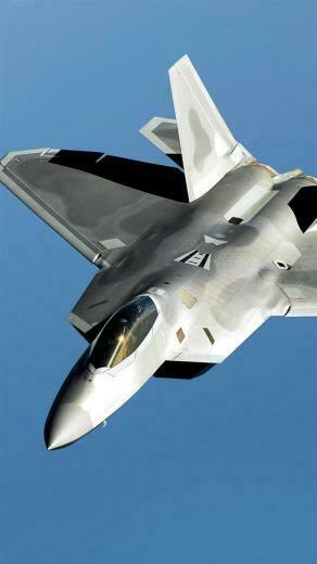 F Raptor Plane Wallpaper For iPhone