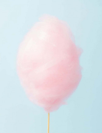 A Pink Cotton Candy On Stick Wallpaper