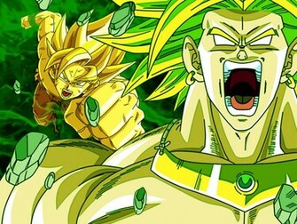 Wallpaper Goku And The Legendary Super Saiyan By Dony910