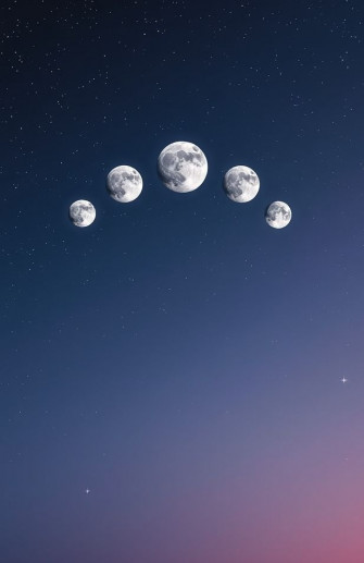 Phases Of The Moon Wallpaper