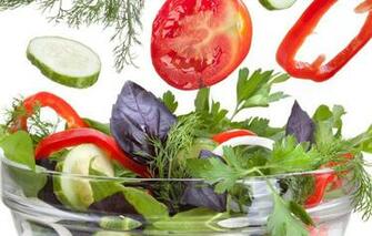 Wallpaper Greens Cucumber Dill Tomato Parsley Salad Paprika