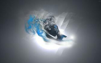 Shoes Ornaments Lights Smoke Running Shoe Style Wallpaper