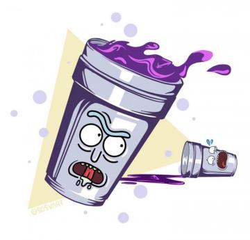 Rick And Morty X Sizzurp