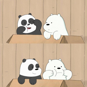 We Bare Bear Ice Andar Pan Wallpaper