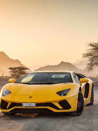 Lamborghini Aventador S Phone Wallpaper