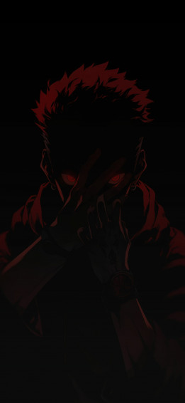 Jujutsu Kaisen Black Red Wallpaper Anime iPhone
