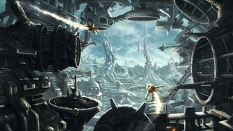 Wallpaper Sci Fi Desktop Screensaver HD Planets Space Future Jpg