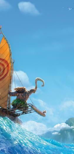 Moana Vaiana Waialiki Heihei Pua Animation Boat And