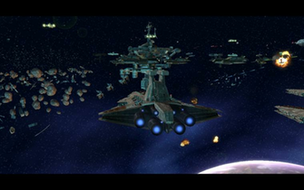 Star Wars Space Battle Wallpaper