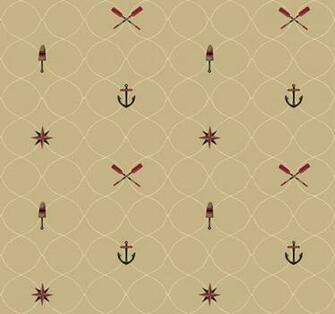 Tan White Ac6130 Nautical Lattice Wallpaper Coastal