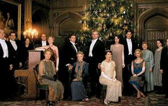 Wallpaper Christmas The Series Actors Characters Downton Abbey