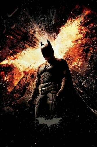 The Dark Knight Rises Movie Poster iPhone Wallpaper