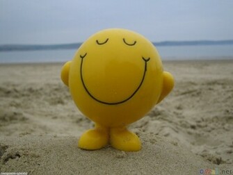 Happy Smile On The Beach Wallpaper Open Walls