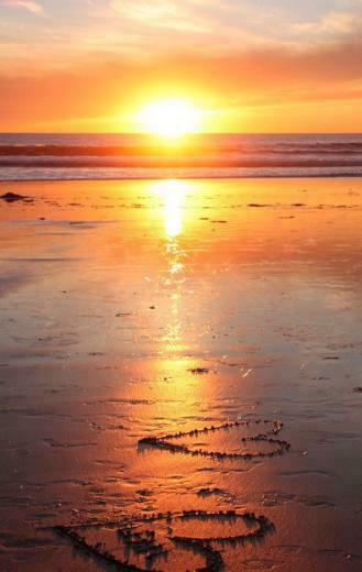 Beachfront Sunset Photography Ocean